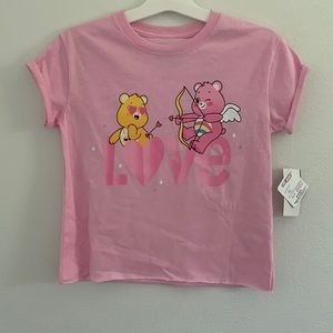 Care Bears LOVE pink short sleeve t-shirt